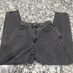 Bonjour Jeans (26x32)Black Faded Denim Classic Fit Vtg Made in‎ USA 80s